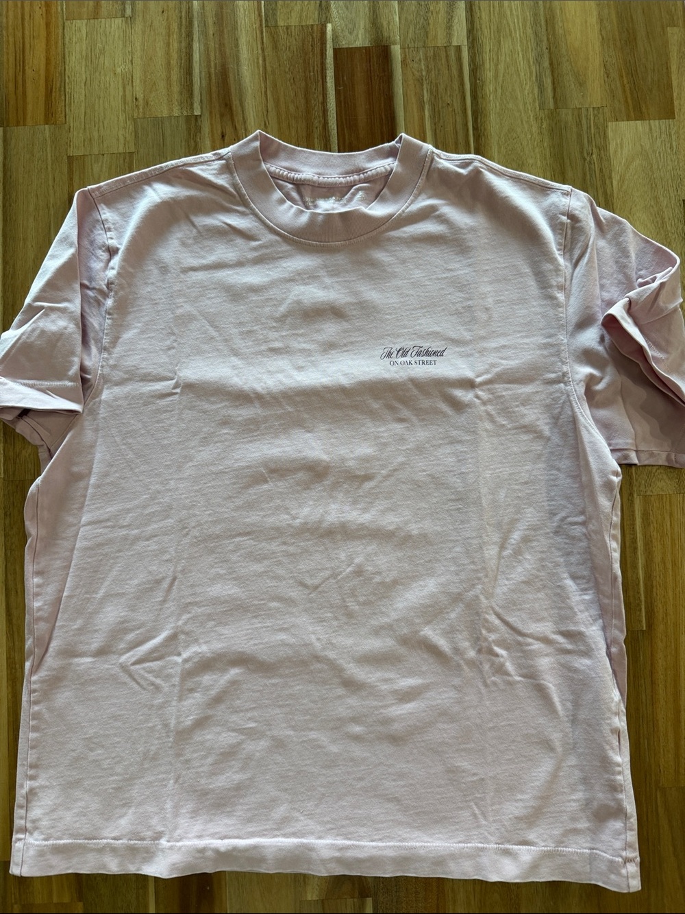 Abercrombie Men's Short-Sleeve Crewneck Tee in Pink